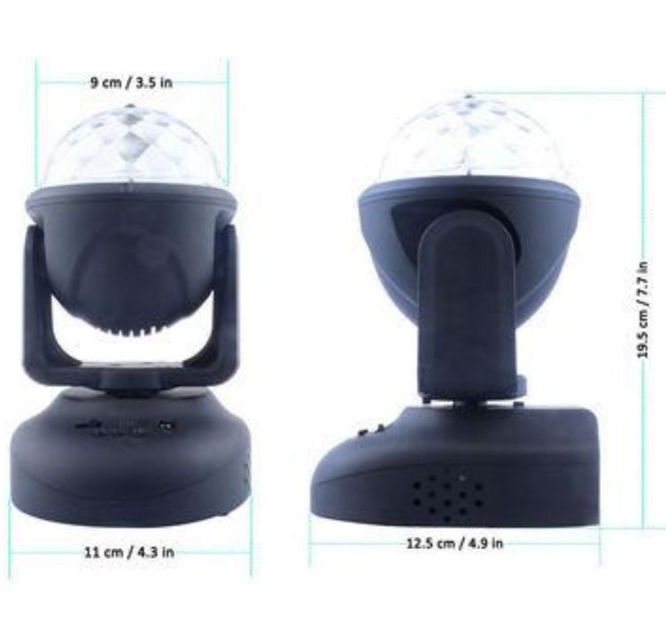 Moving Head Lighting Proiector Disco LSY080 LED rotativ 360 telecomand