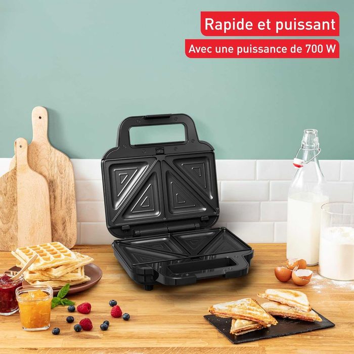 Уред за Сандвичи Гофрети Панини Tefal UltraCompact 3 в 1 SW383D10 700W