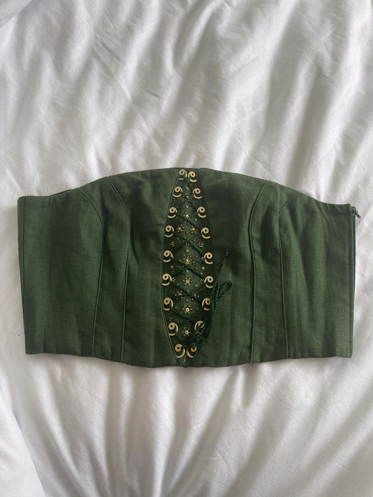 Corset verde medieval