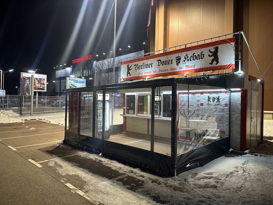 Ветроупорни завеси кристал PVC прозрсчен винил прегради барбекю