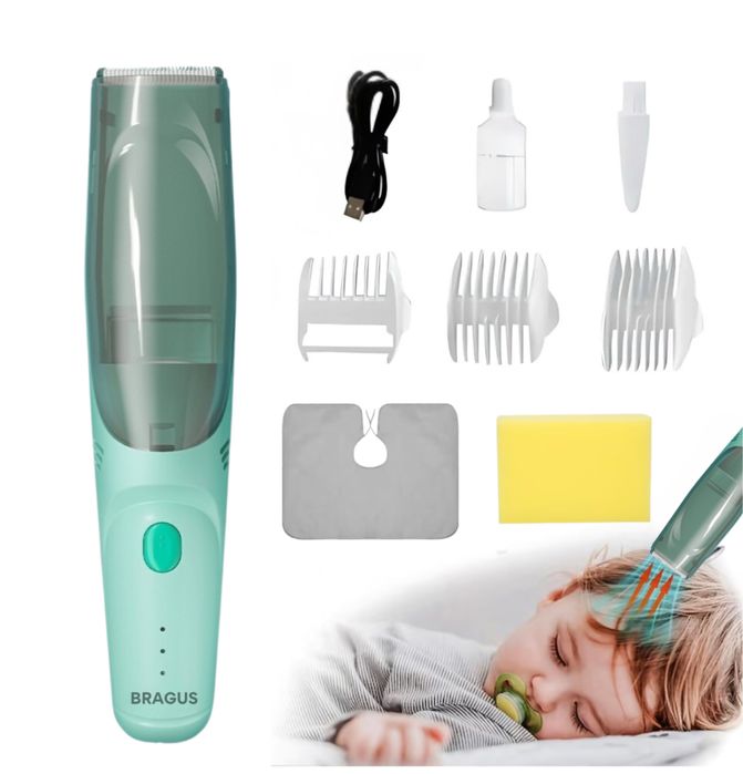 Masină de tuns cu aspirator pentru copii