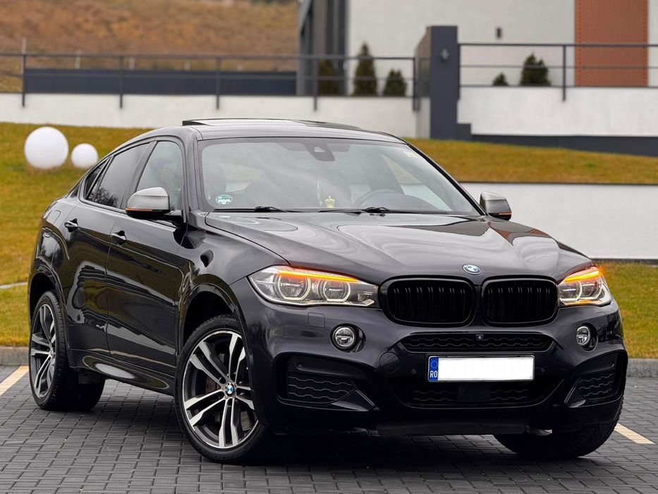 BMW X6 M50D 3.0 diesel 381cp 2015 Pachet M/LED/Trapa/Soft close/FULL