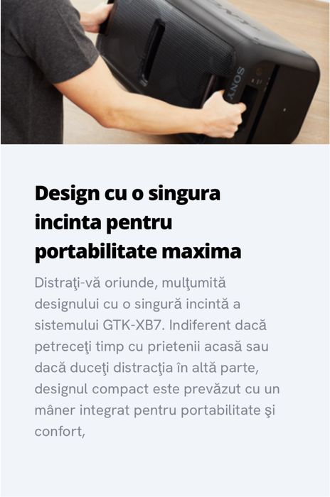 Boxa Bluetooth Sony GTK-XB7