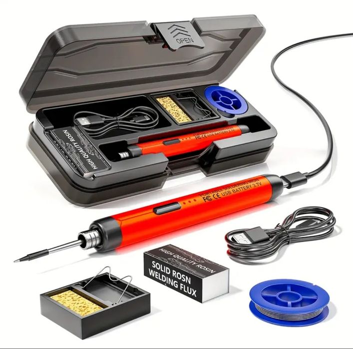 Pistoo de lipit portabil cu baterie integrata și display Incarcare USB