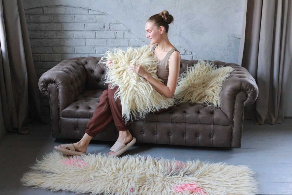 Ръчно тъкани килими.