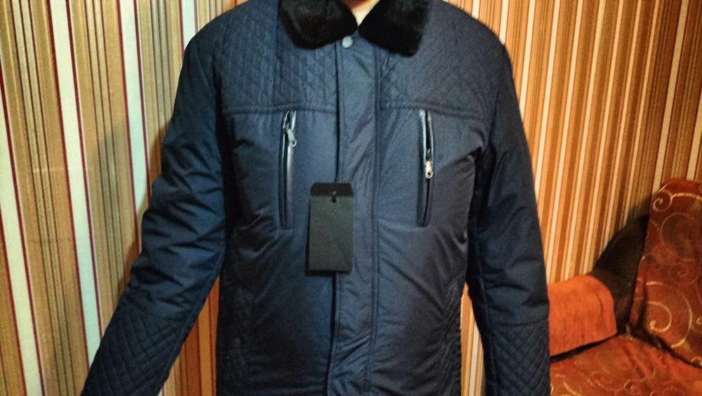 Куртка зимняя очень теплая стильняя размеры 54 и56 XXL ..XXXL. Турция