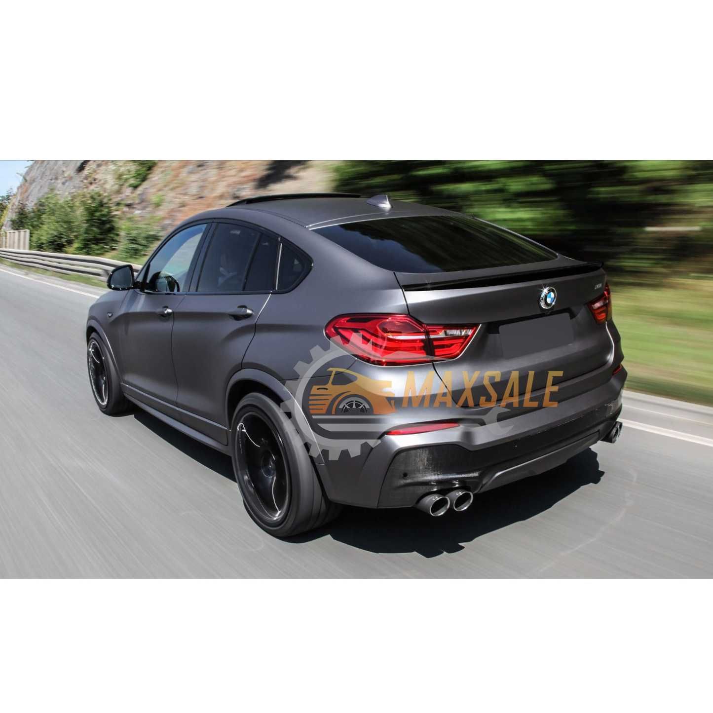 Лип спойлер за BMW X4 F26 багажник джип задна броня тунинг спорт пакет
