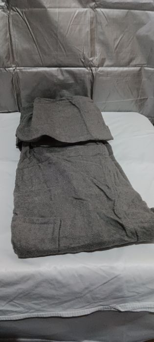 Halat de baie, ET COLLECTION, gulga, Bej, S-M, 100% Bumbac, 420 Gsm