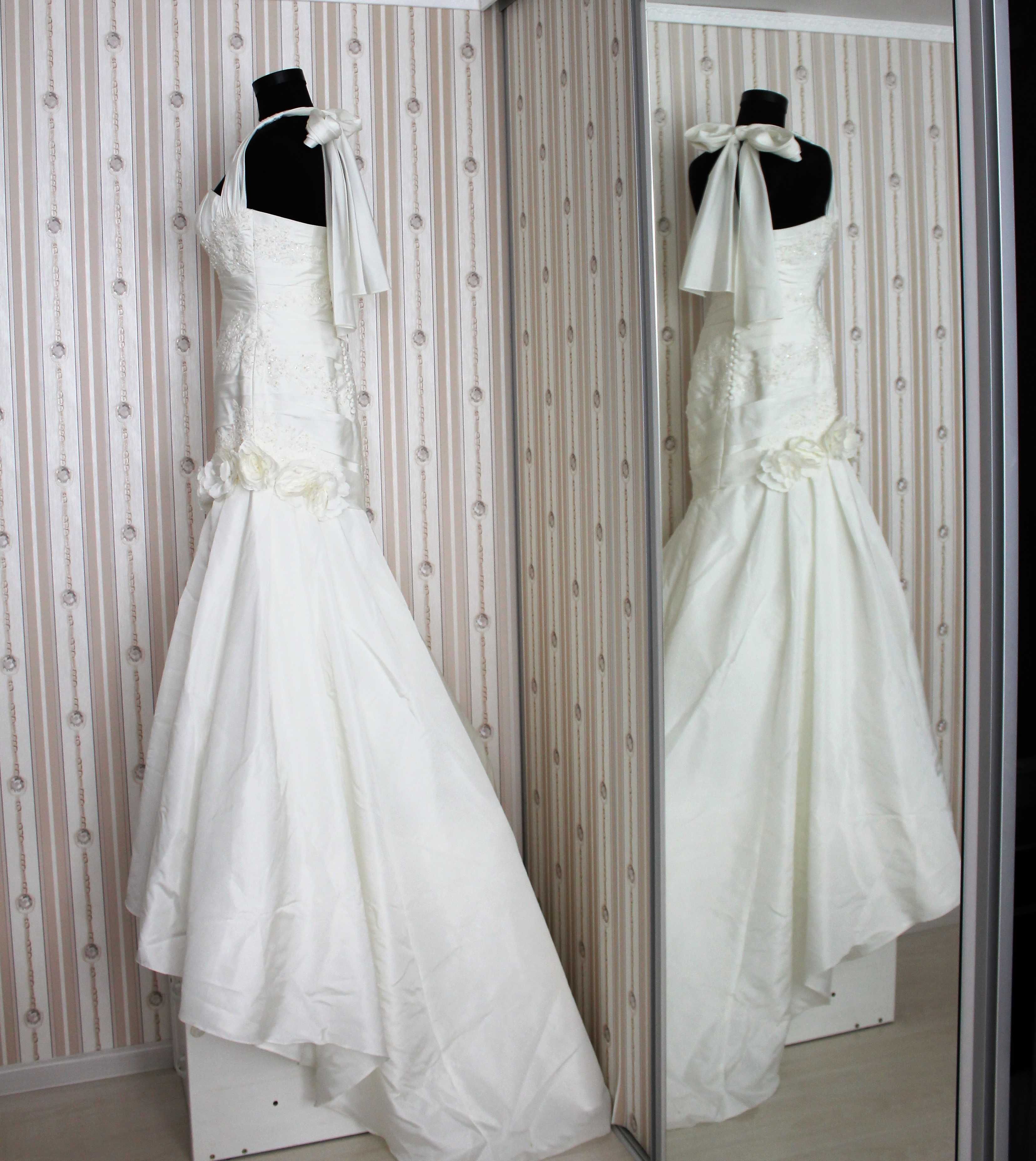Булчинска рокля Pronovias W1 модел 6243 нова натурално бяло №40/M