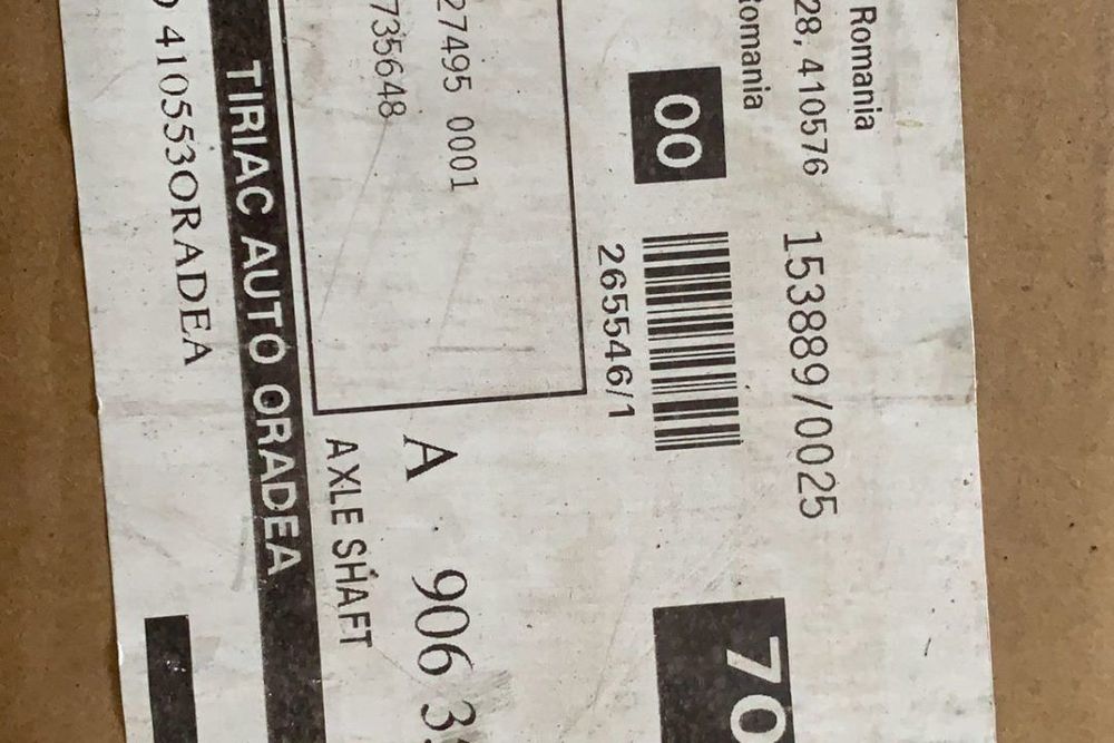 Butuc/ planetara dreapta 30 dinti A9063504010 Mercedes Sprinter 2006/2018