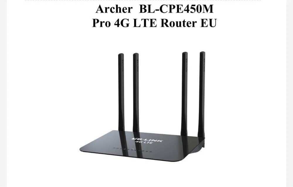 LB-LINK 4G LTE sim card Archer BL-CPE450M Доставка есть