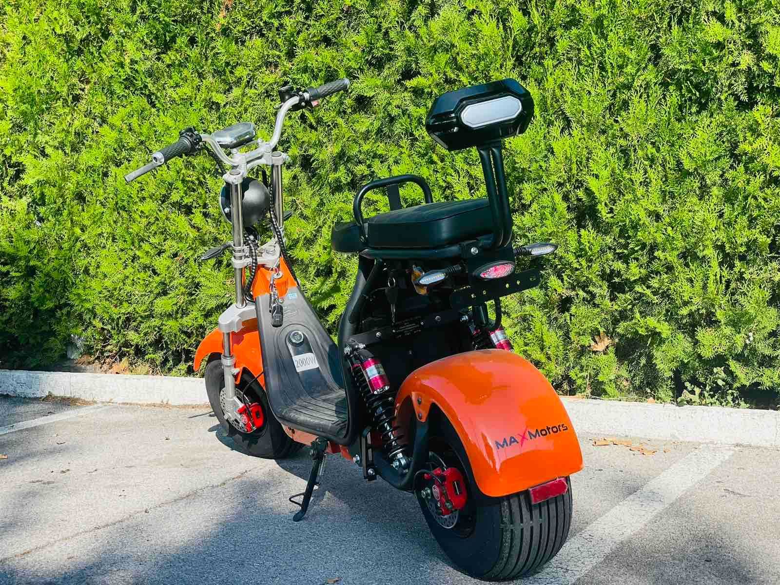 Електрически Скутер BIG CITY HARLEY 2500W 60V/20AH - Orange