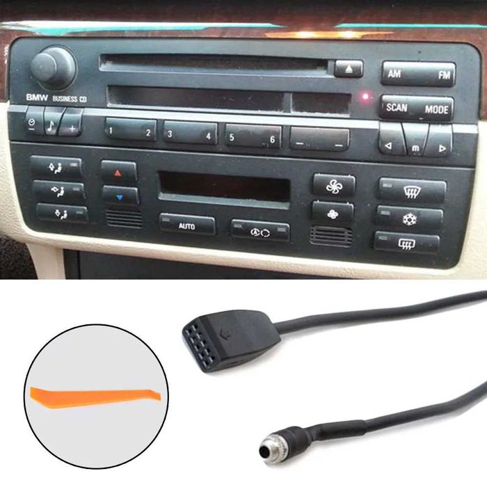 AUX кабел за BMW Е39, Е46, Е53, X5, БМВ Аукс