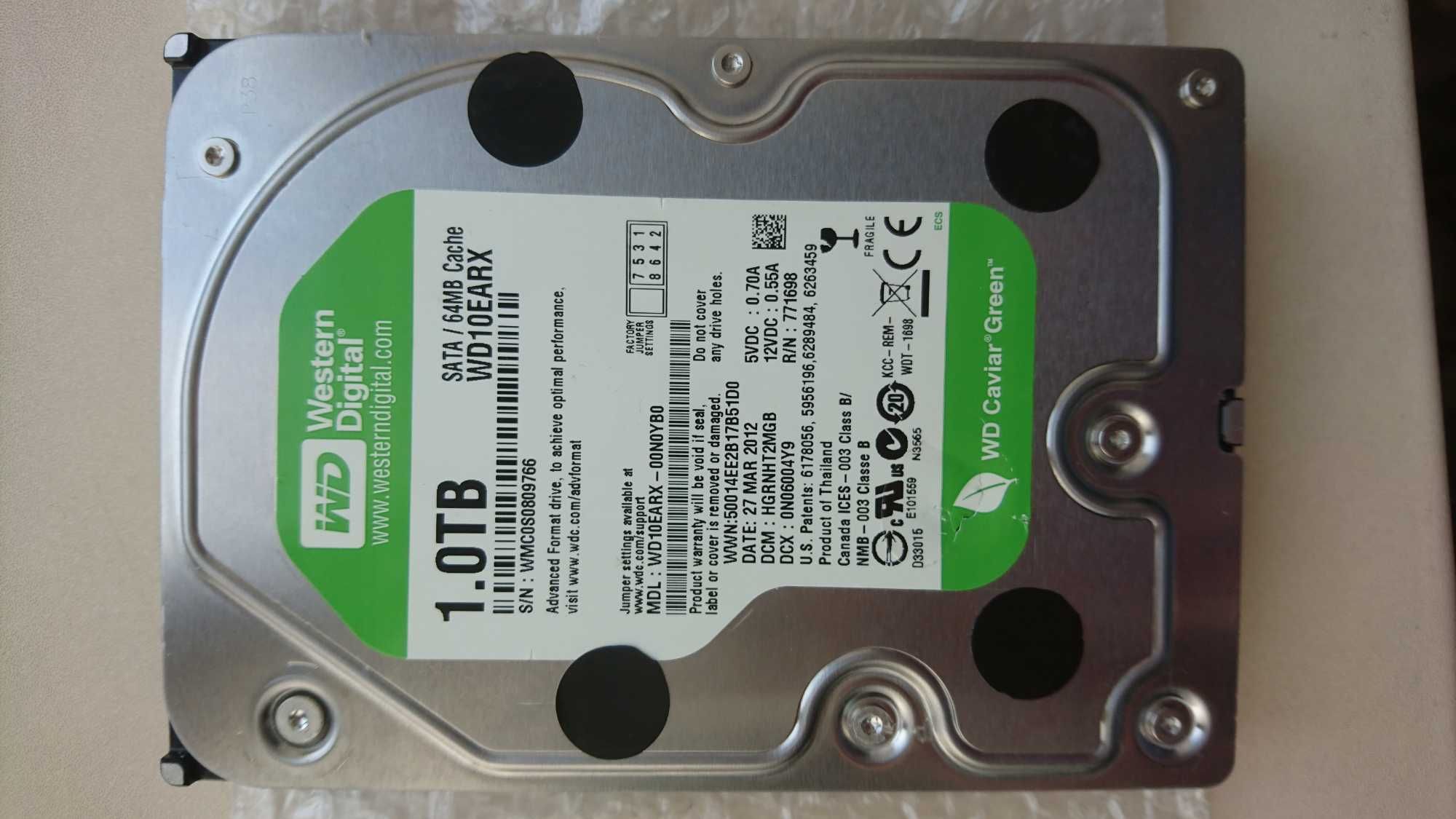 жесткий диск Western 1 tb под восстановление