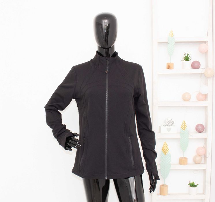 Lululemon Define Jacket дамско черно яке спортно за фитнес 12 L