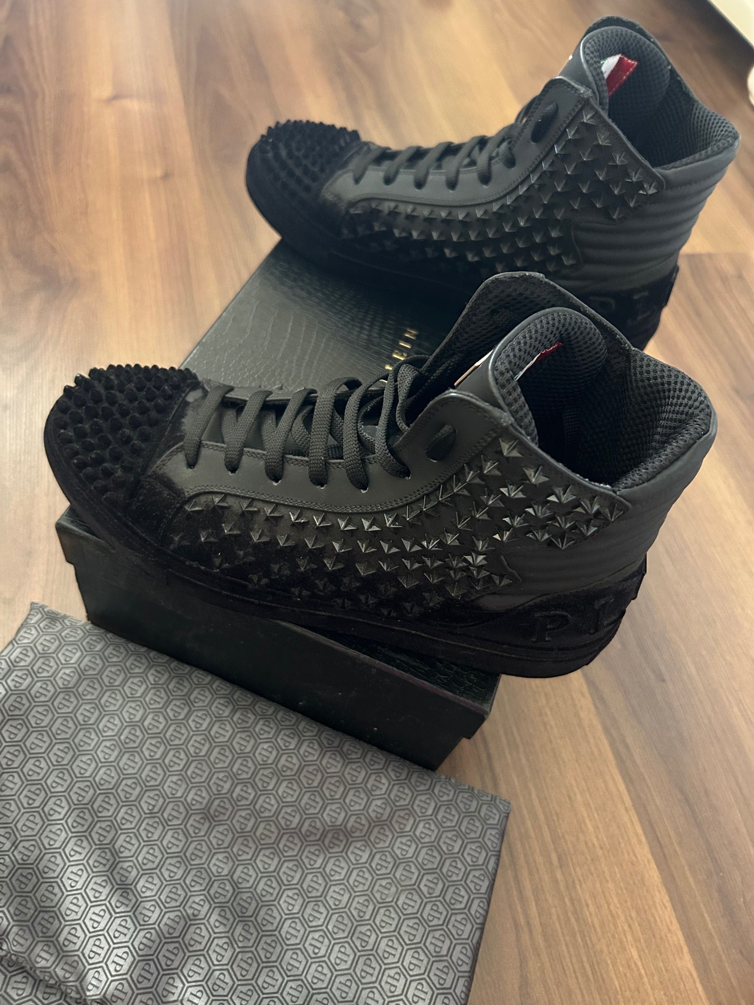 Philipp Plein Hi-Top Sneakers “Full Stars”