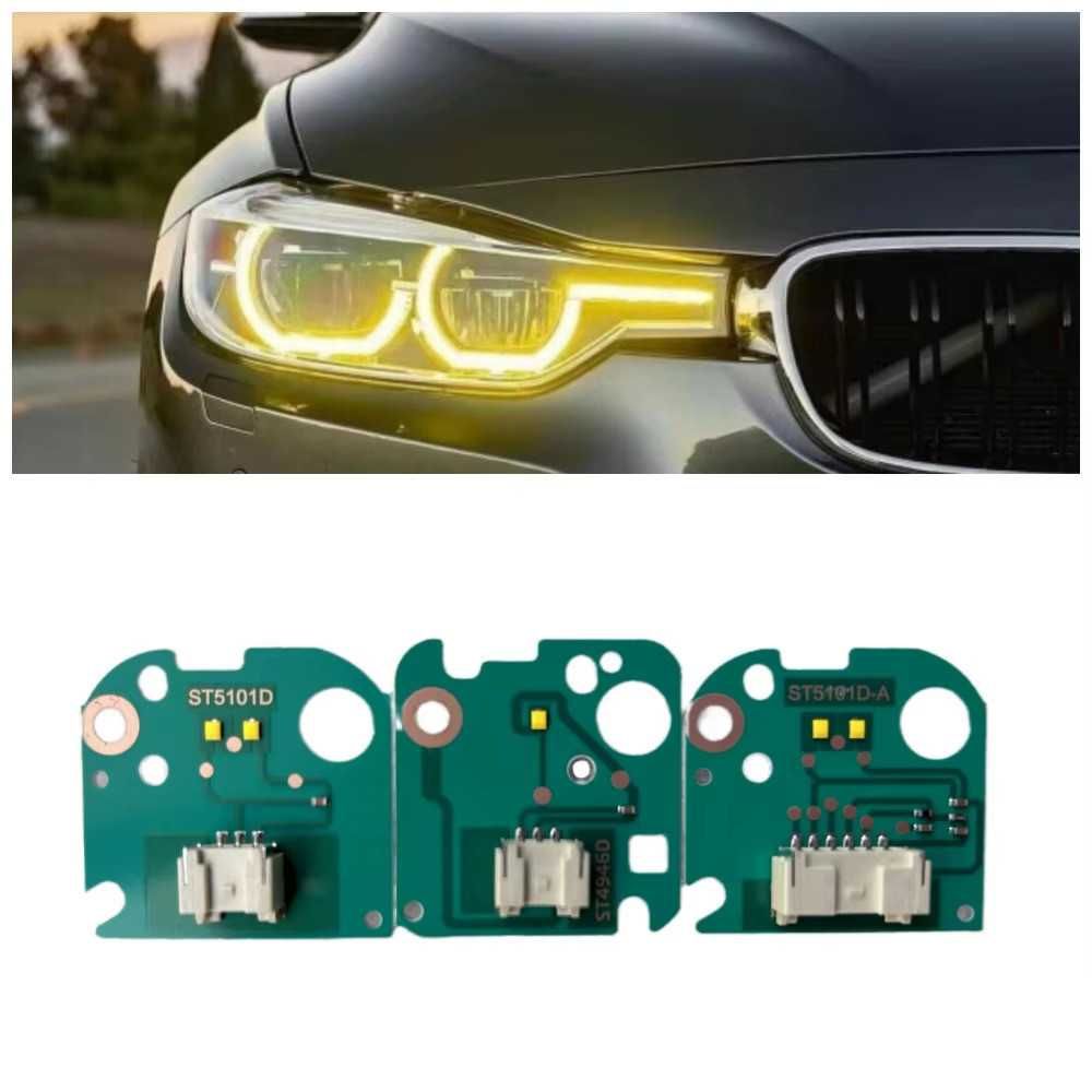 Modul Angel Eyes DRL Galben BMW Seria 3 92, E93, F32,G30,F30,G01,G02,