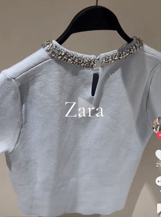 Трикотажен топ Zara
