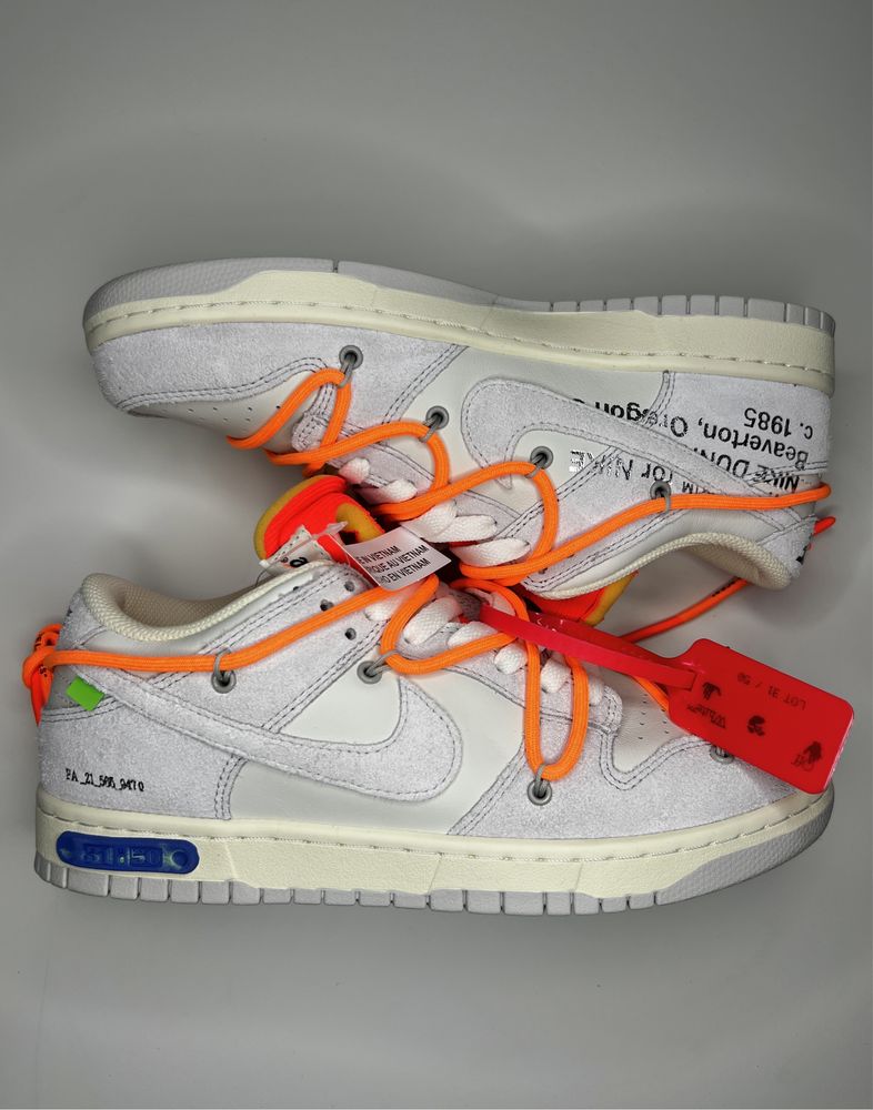 Nike Dunk Low Off White lot 31 | Marimea 42 si 43 (Jordan, Air)