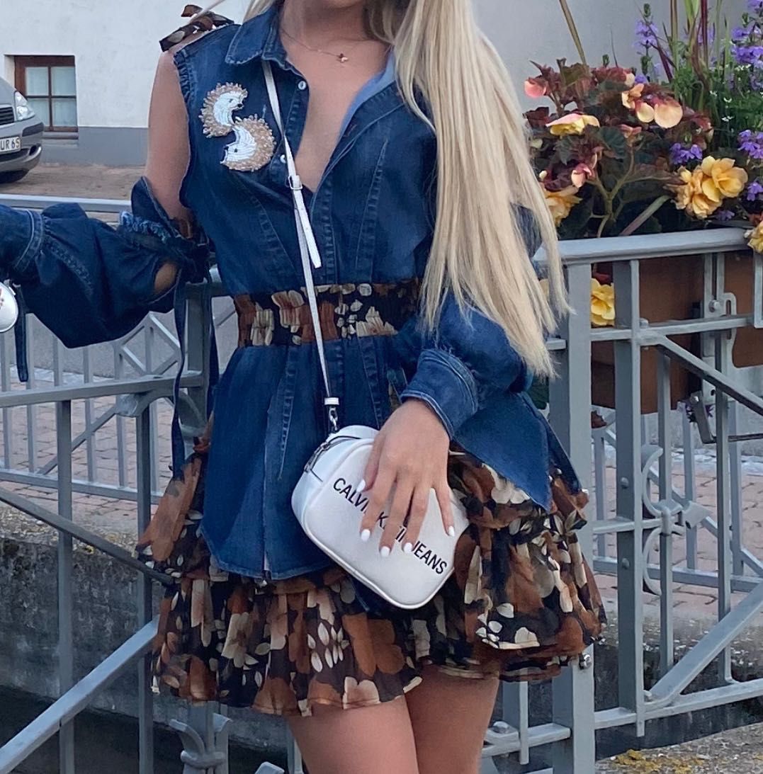 Djofra дънкова рокля