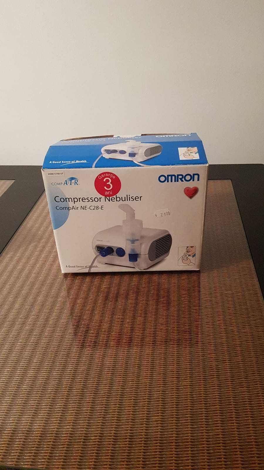 Aparat aerosoli OMRON cu compresor, folosit o data, ca nou, in cutie