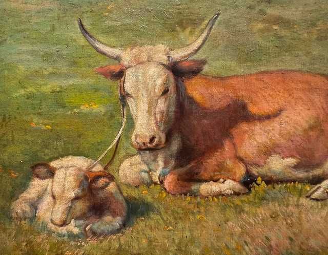 Zombory Lajos (1867-1933). Tablou Autentic, Ulei/panza, Cotat! 55X40cm