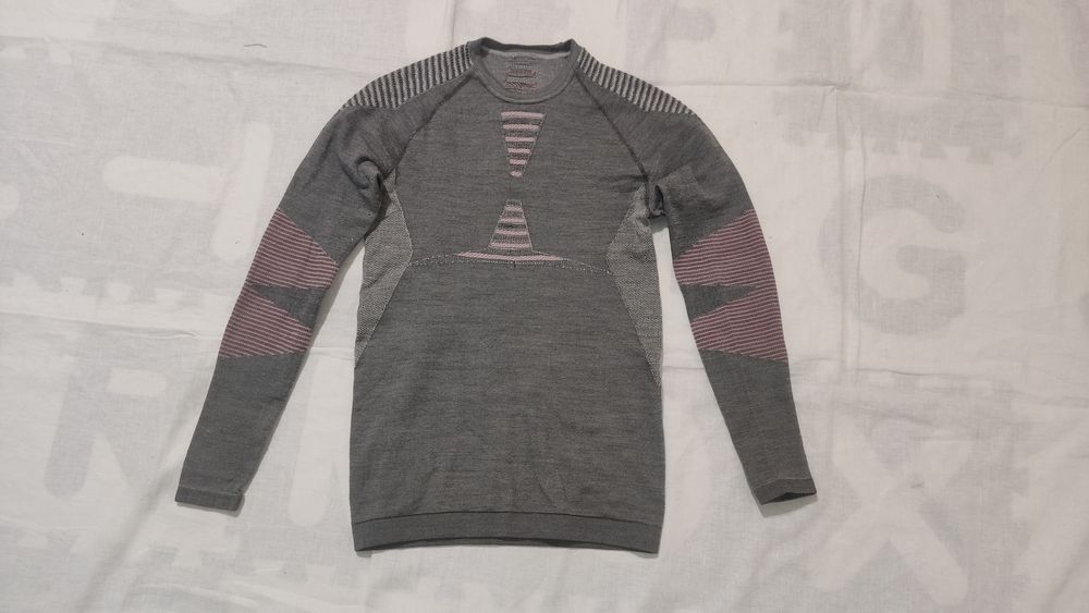 Bluza de corp ski wool lînă base layer L dama fete