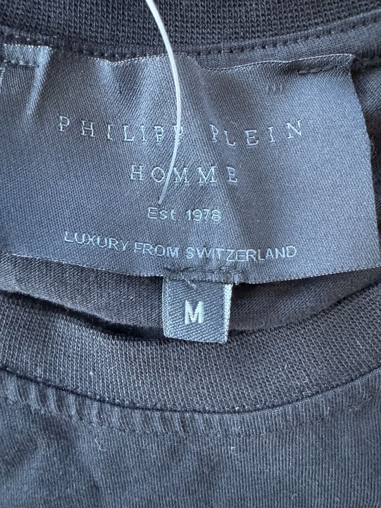 Tricou Philipp Plein original, mărimea M, nou cu etichetă