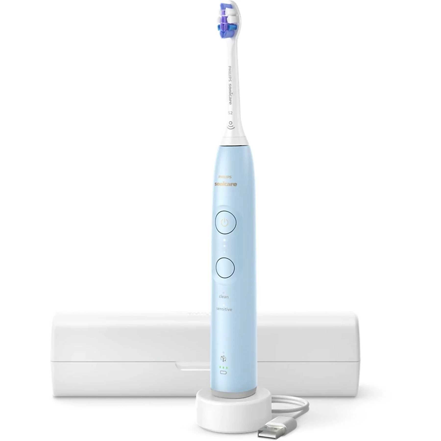 Philips Sonicare 6100 електрическа четка за зъби и калъф