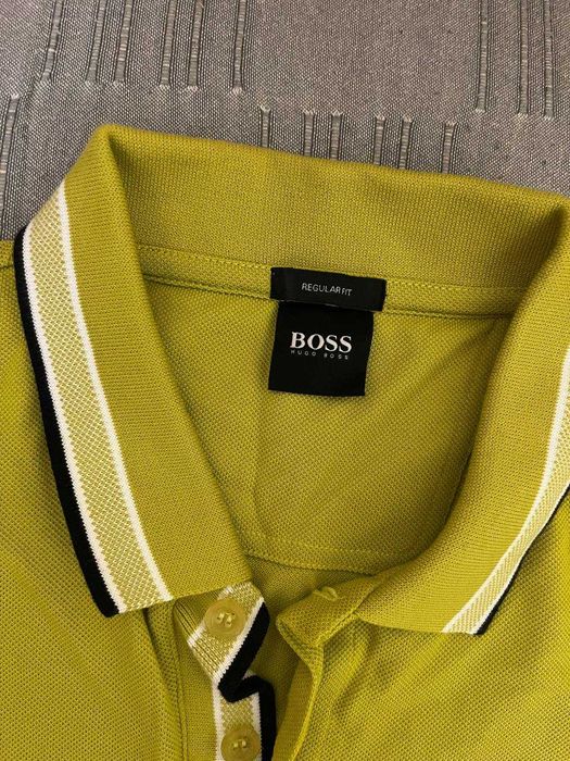 Тениска с яка HUGO BOSS размер L