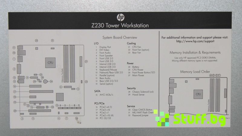 Работна станция HP Z230 Tower Workingstation Xeon E3-1220 16GB 240SSD