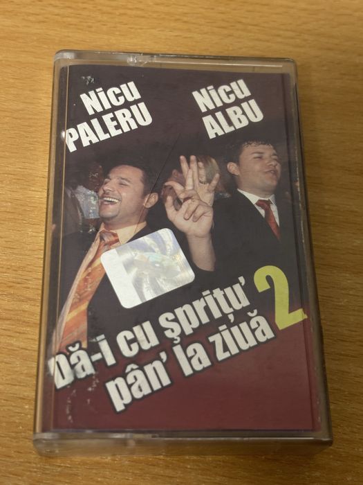 Vand caseta Nicu Paleru si Nicu Albu - Da-i cu spritu’ pan’ la ziua 2