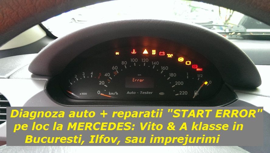 Start Error Mercedes resetare programare anulare imobilizator / cheie