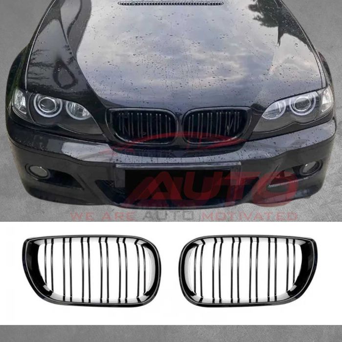 Bmw бъбреци e46, бмв тунинг, решетка, седан, комби, m3, тунинг, броня