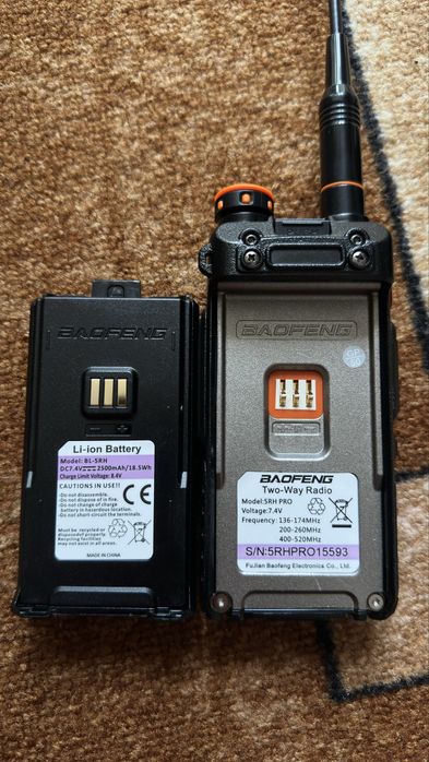 Радиостанция Baofeng UV-5RH PRO GPS