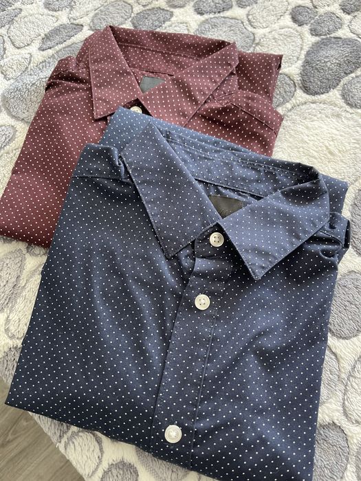 Продавам мъжки ризи НОВИ 2 бр. H&M Slim Fit