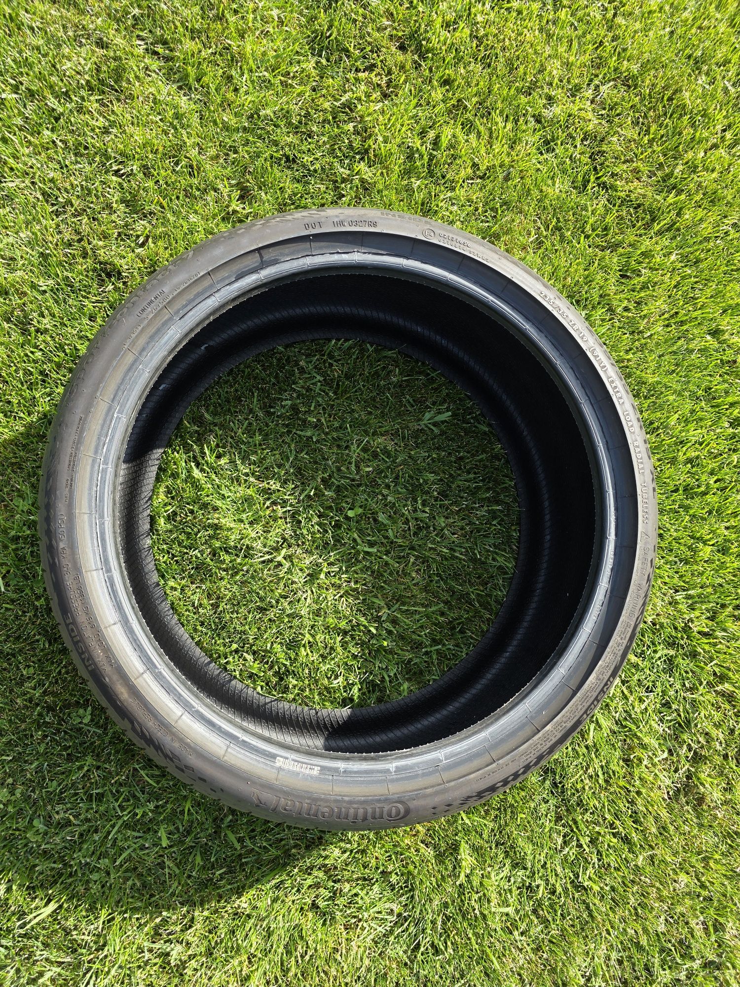 Continental SportContact 7, 235 35 19, DOT 0124 - 7mm - defect estetic