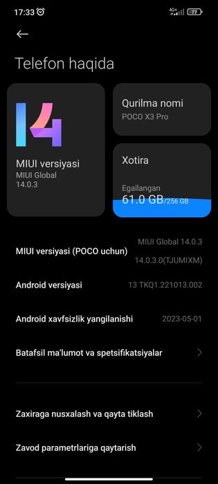 POCO X3 PRO 256 / 8