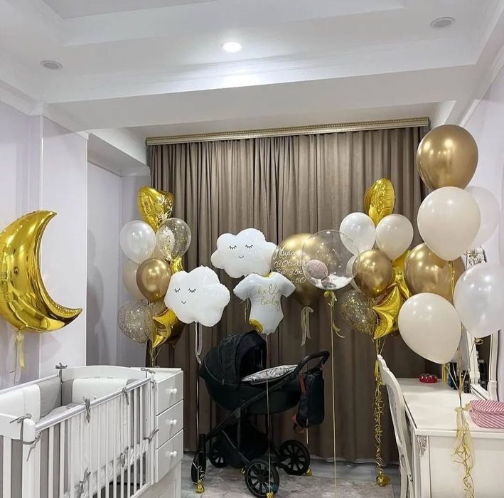 Шары на выписку, шары в роддом