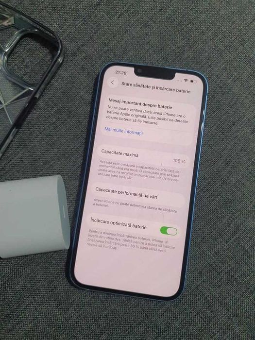 Iphone 13 -126gb - bat 100% - pret 14oo lei FIX