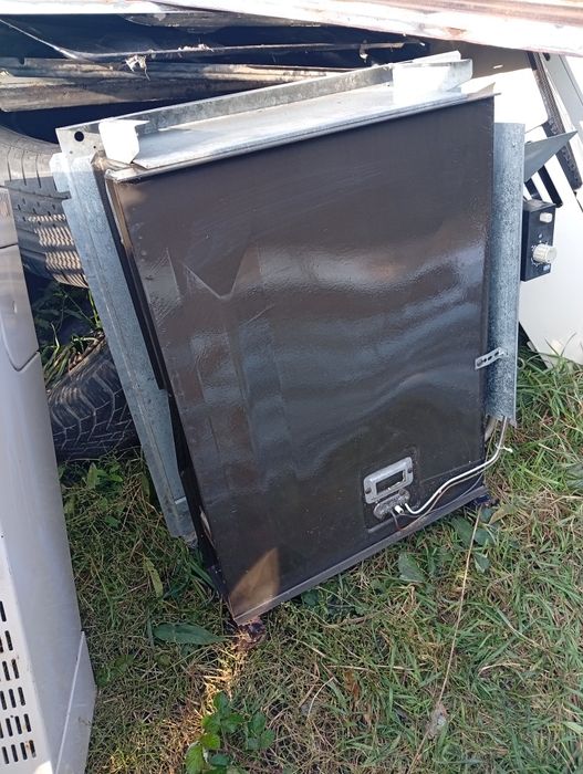 Convector pe gaz de fonta.