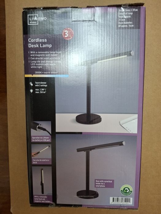 Lampă LED de birou cu acumulator