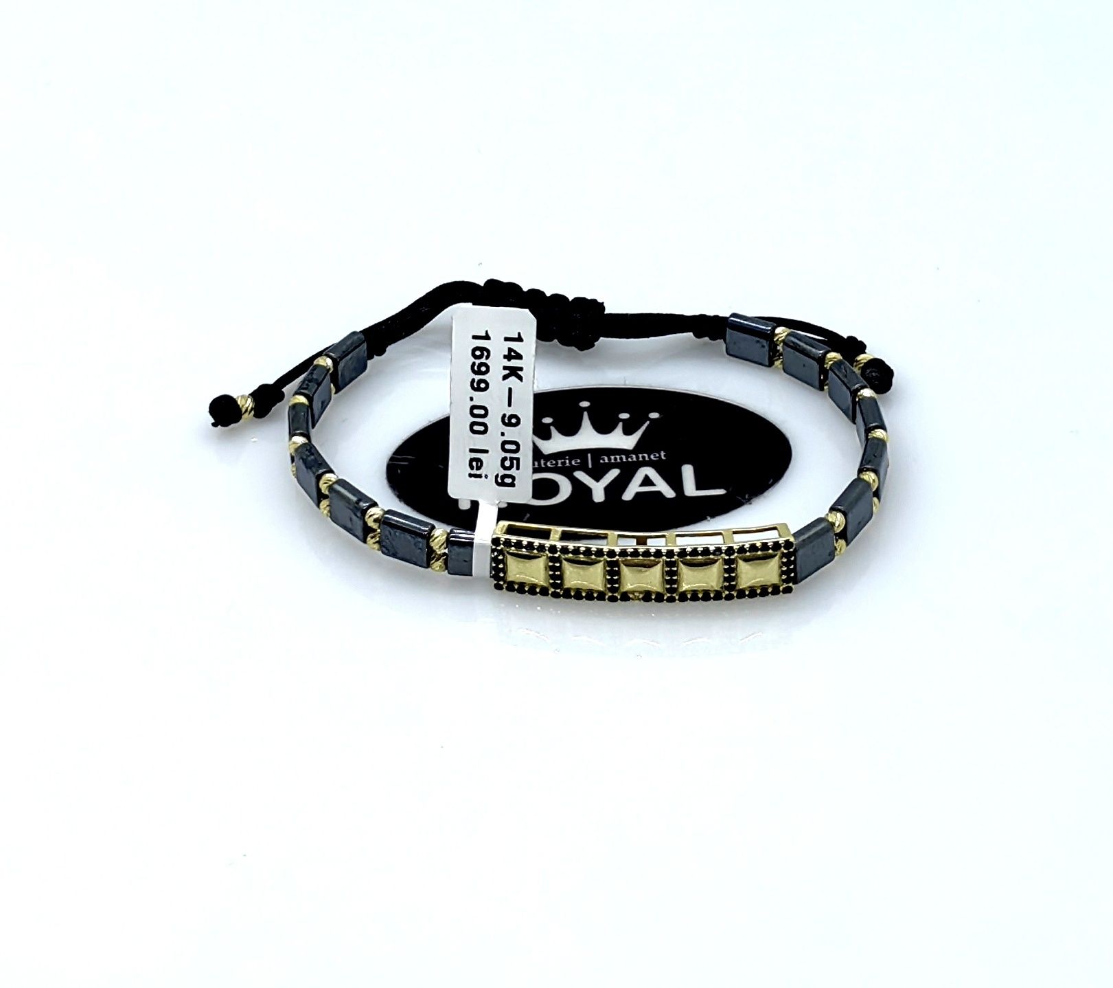 Bijuteria Royal bratara snur din aur 14k 9.05 gr