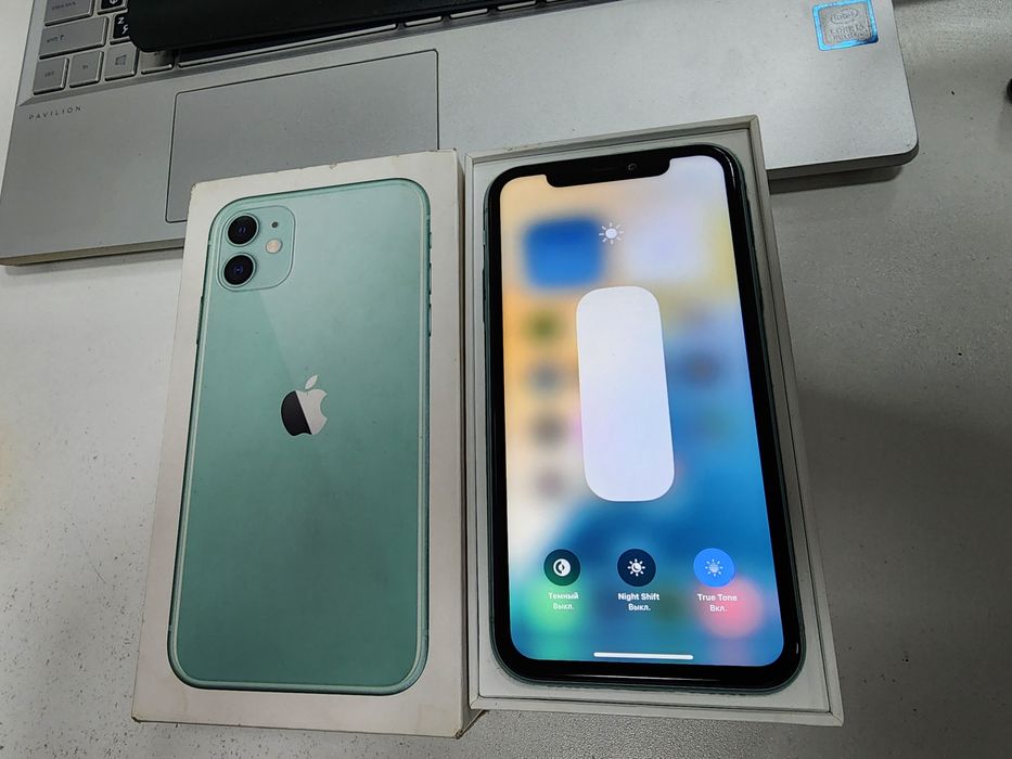 Iphone 11 Green LL/A 128GB Tinuu Karobka Dak bor bat 71%