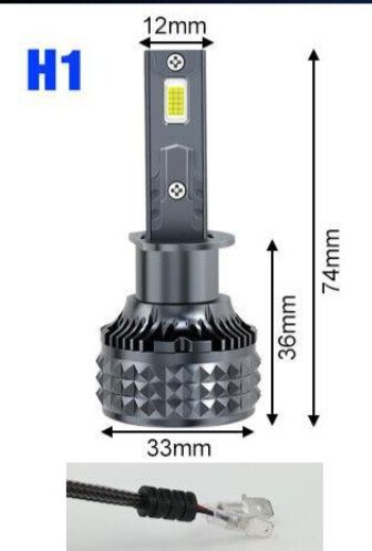 Becuri LED H1 Canbus 12V-24V 50000LM set 2buc