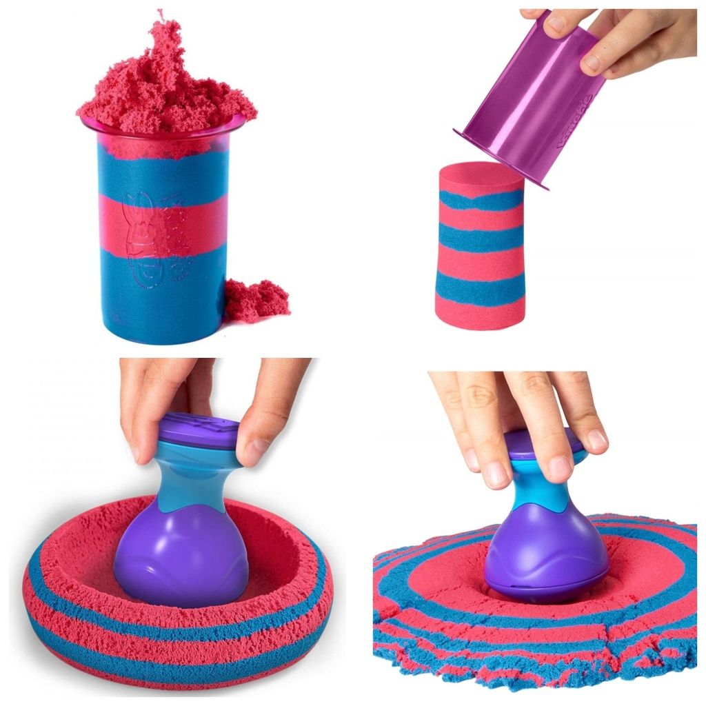 Комплект Kinetic Sand - Мега аксесоари + пакет пясък. Несъхнещ