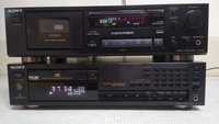 Deck Sony TC-K490 3 capete + cd player CDP-591