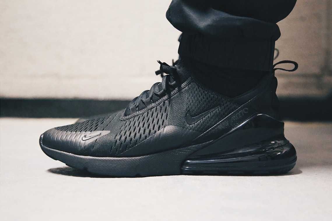 Nike Air Max 270 All Black Full Men Sneakers