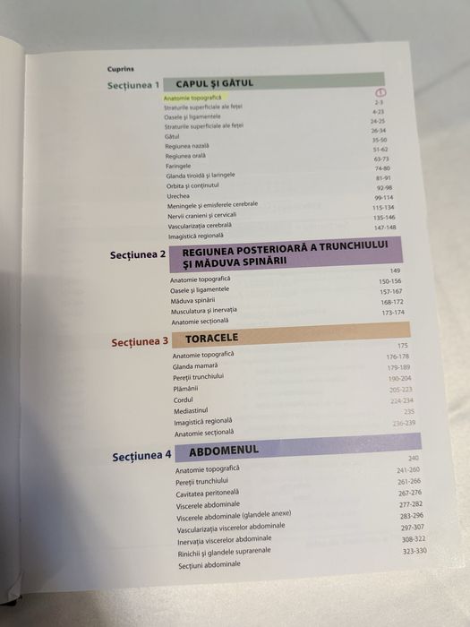 Vând Atlas de Anatomie a Omului