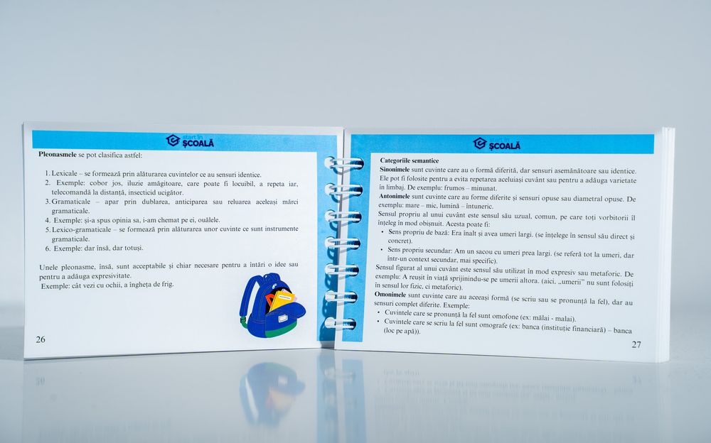 Culegere Clasa VII Romana – Flashcard Start in Scoala
